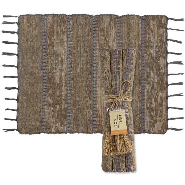 Vetiver Placemat - Storm Blue