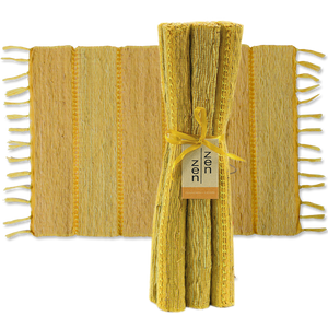 Vetiver Placemat- Turmeric Yellow