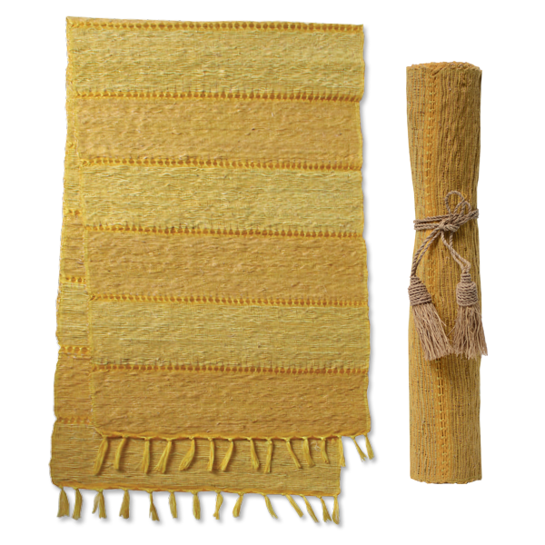 Vetiver Table Runner - Turmeric Yellow