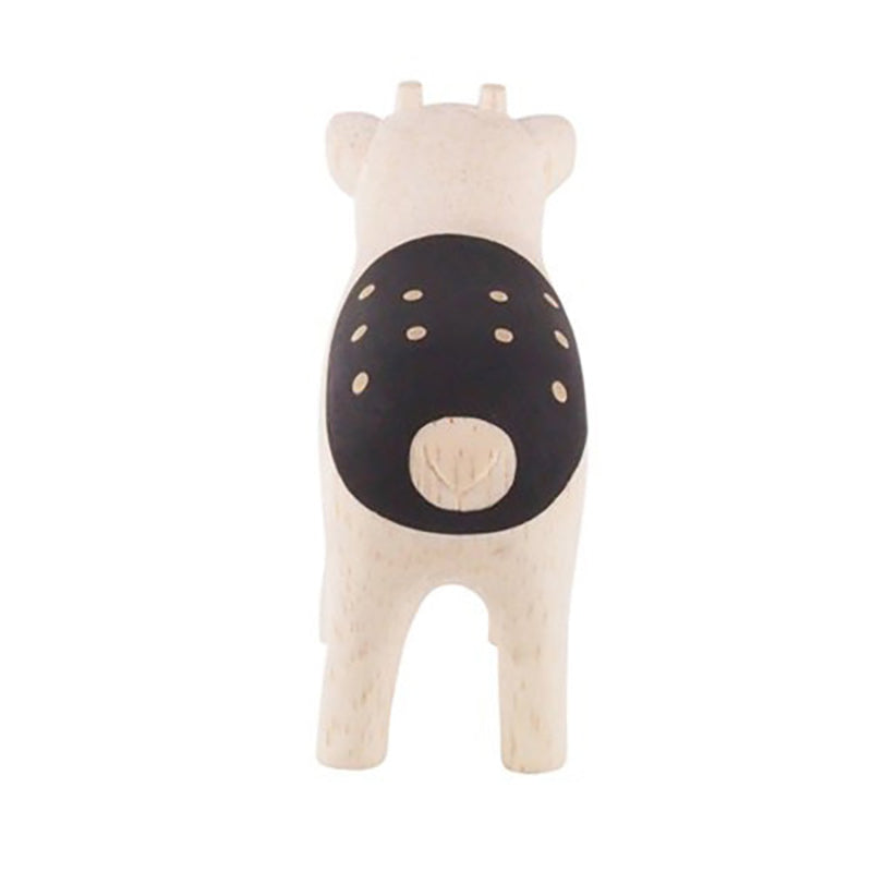 Tiny Wooden Fawn Deer