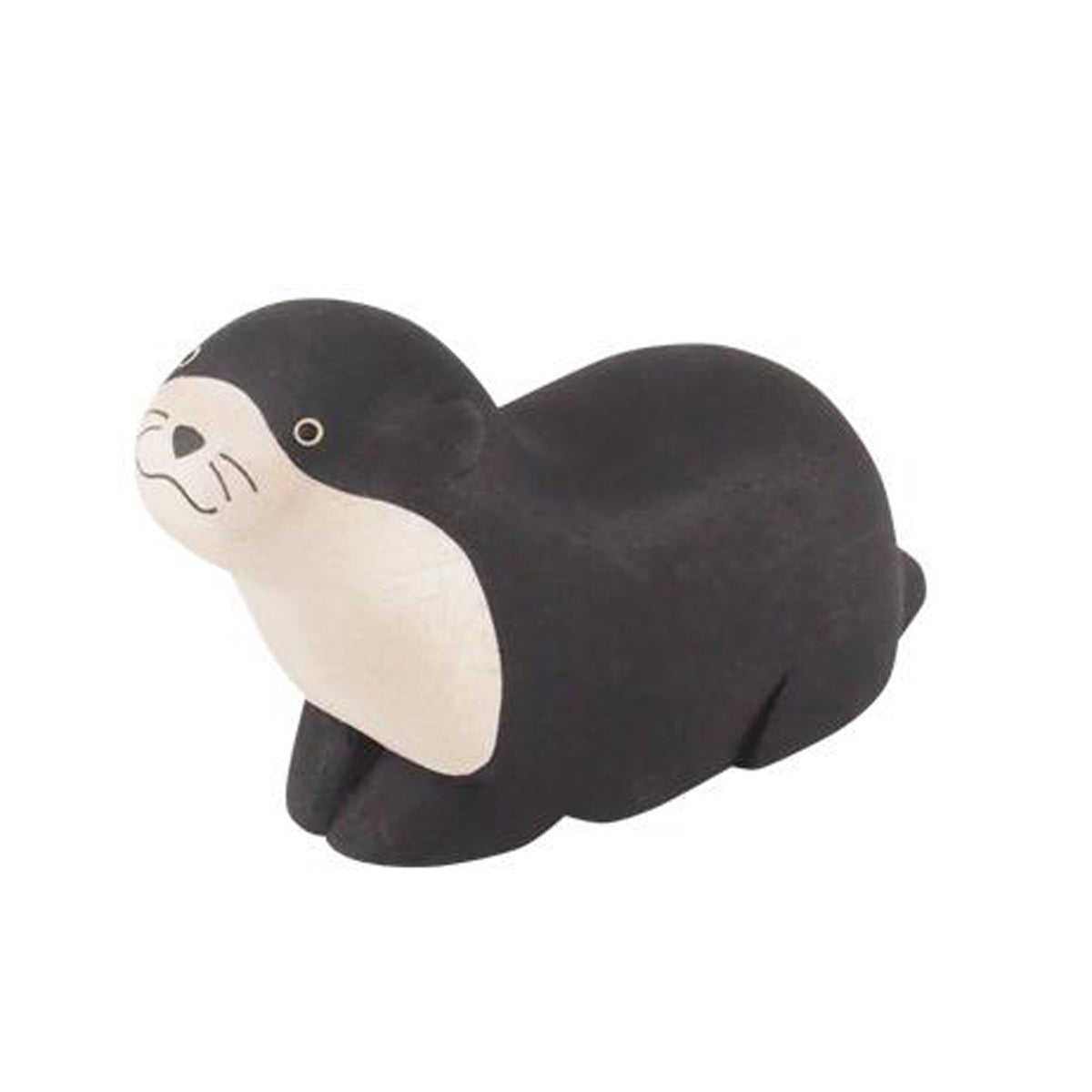Tiny Wooden Otter Black