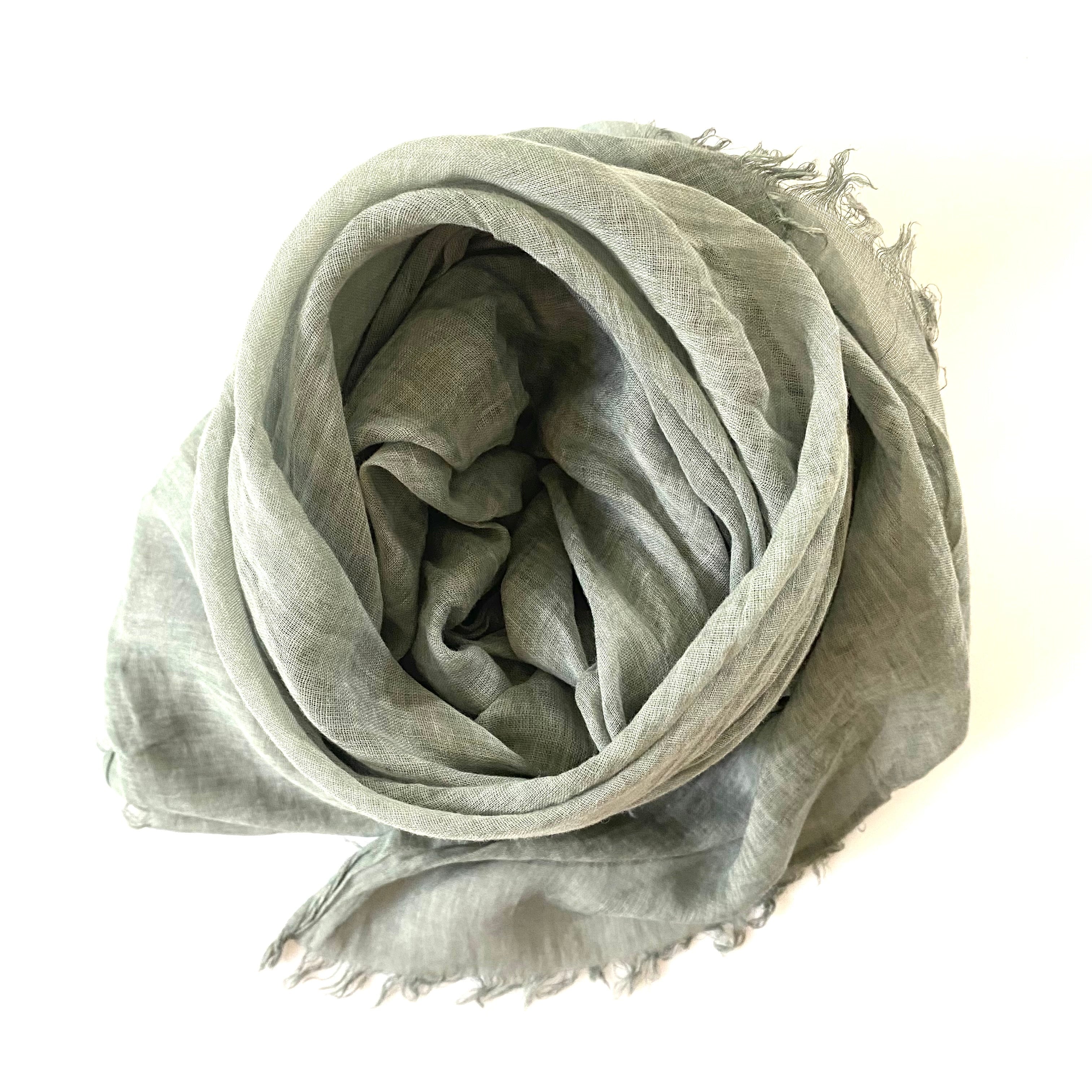 100% Cotton Scarf Sage