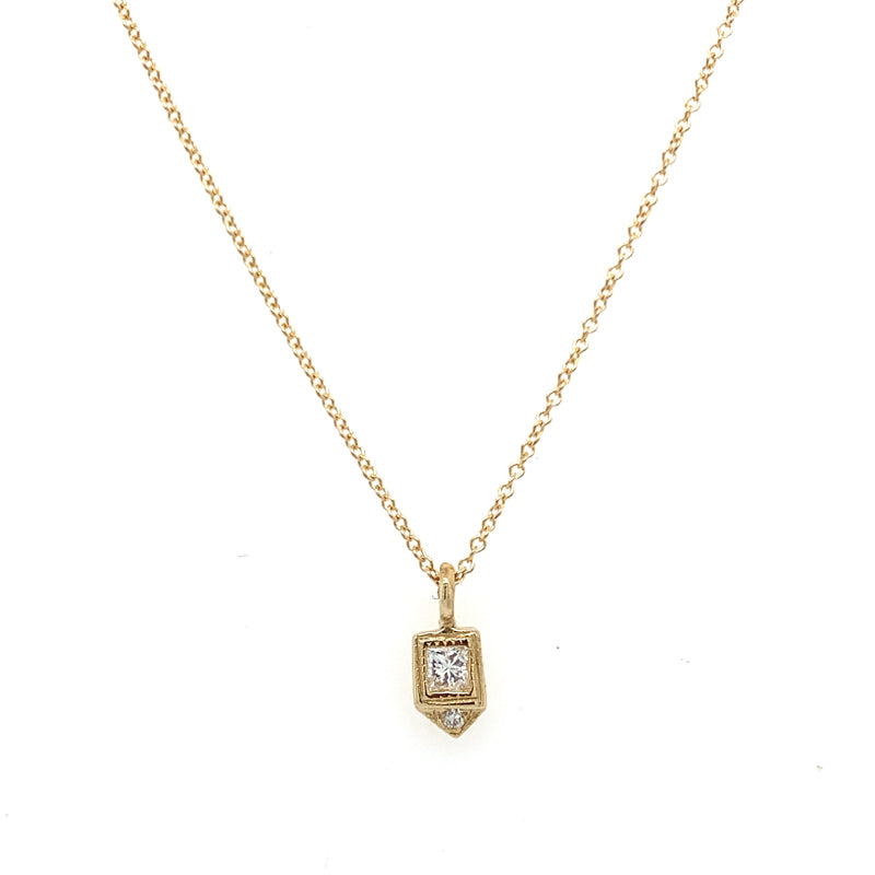 14k Rita Milgrain Necklace