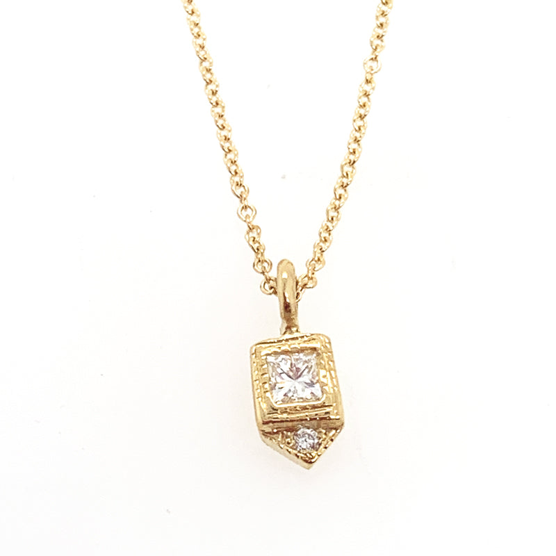 14k Rita Milgrain Necklace