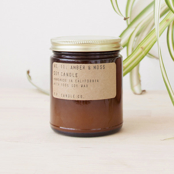 Amber + Moss Soy Candle - KESTREL