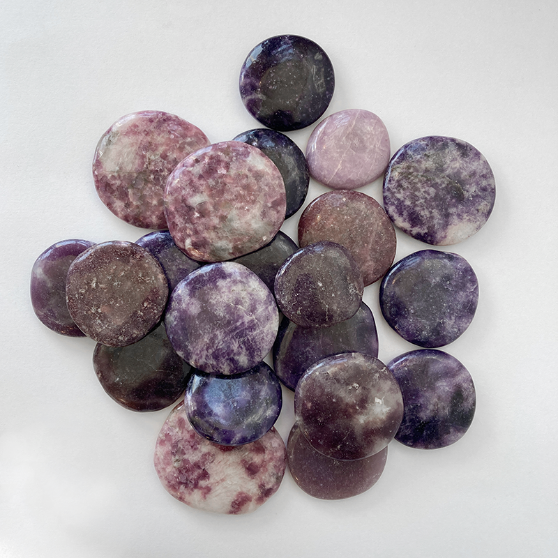 Lepidolite Worry Stone