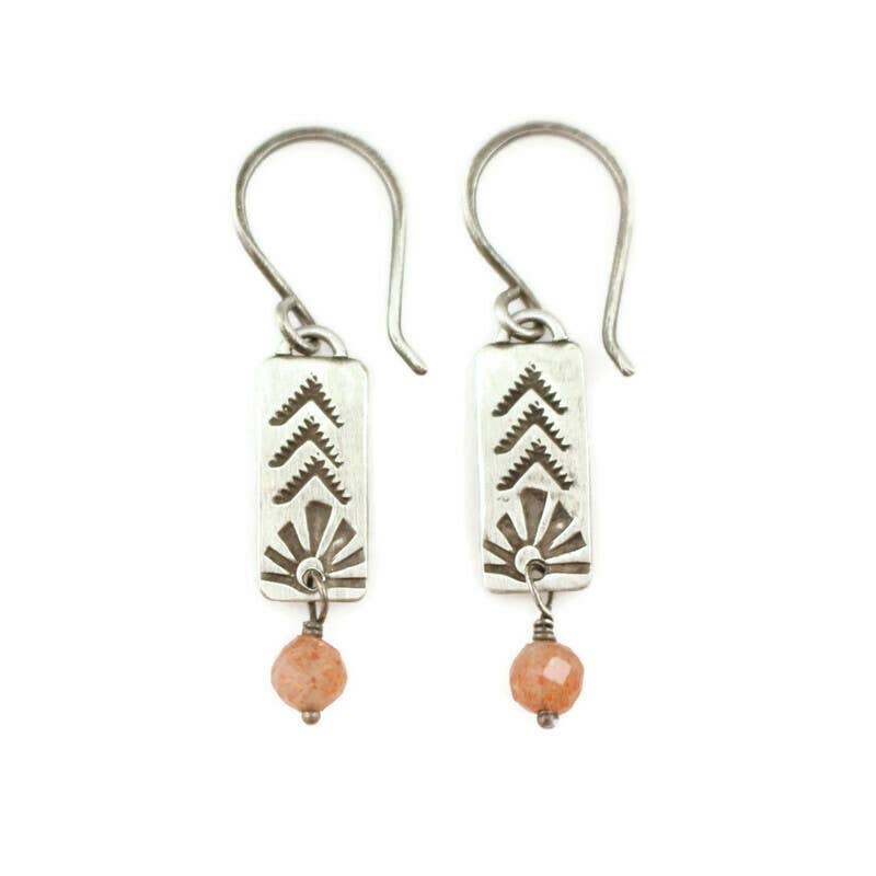 Mini Bar Sunstone Earrings