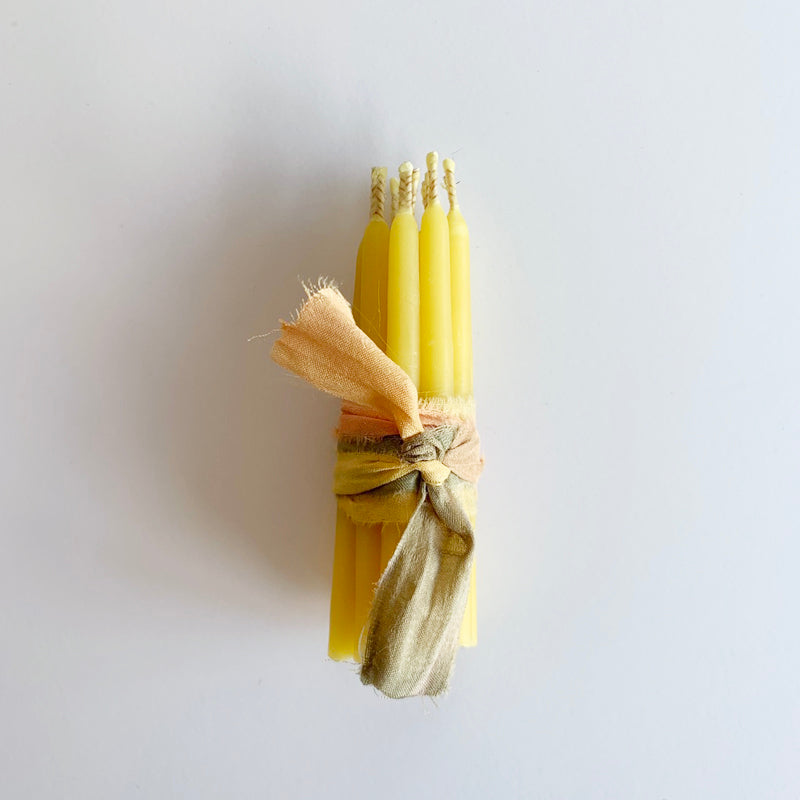 Beeswax Birthday Candle Bundle