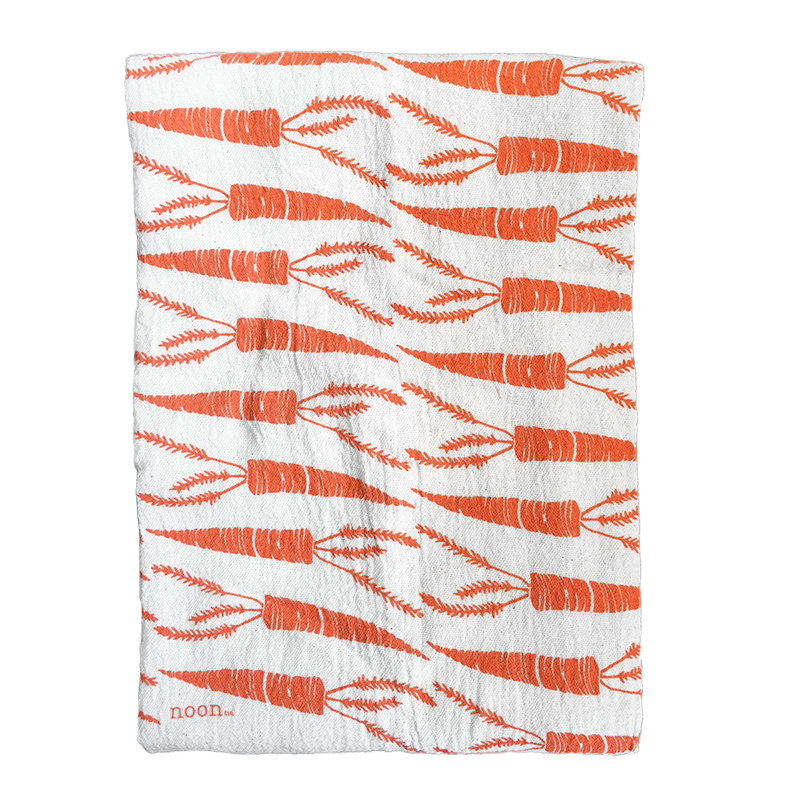 Carrots Tea Towel