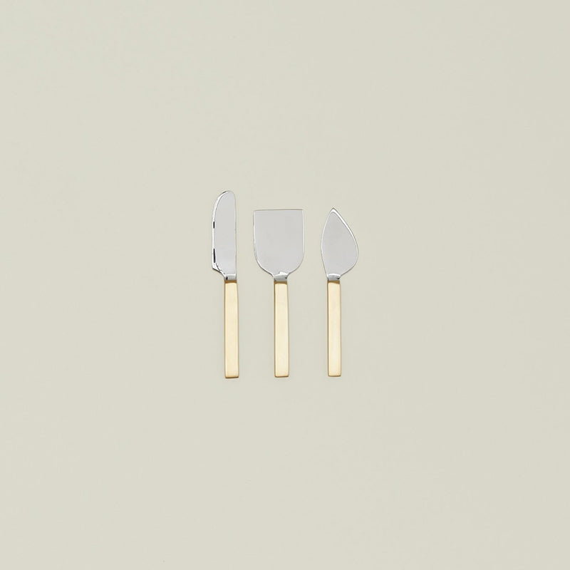 Simple Brass Cheese Knives
