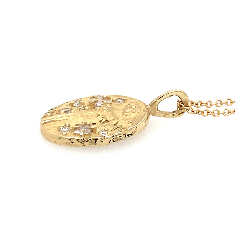 Starlight Dancing Girl Pendant Necklace