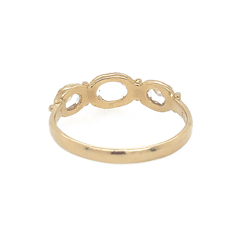 18k Dew Garland Diamond Ring