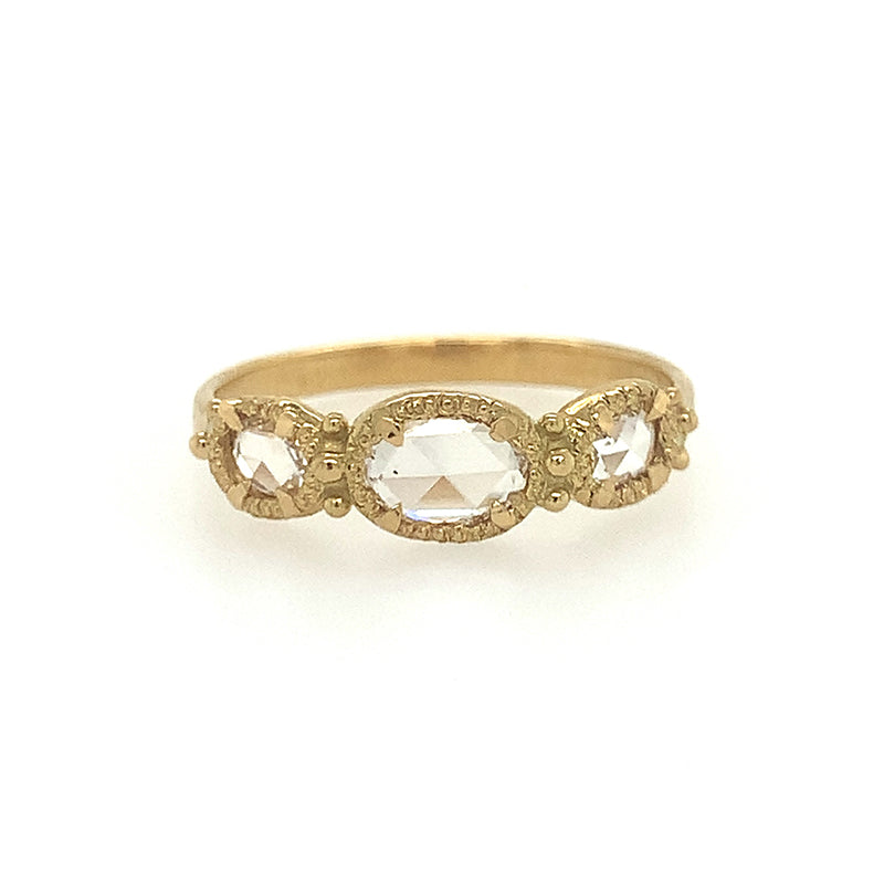 18k Dew Garland Diamond Ring