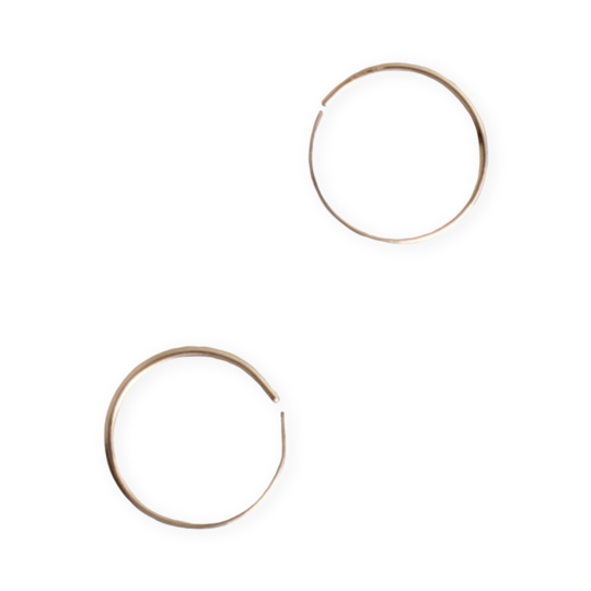 14k Teeny Hoop - 7/16" - KESTREL