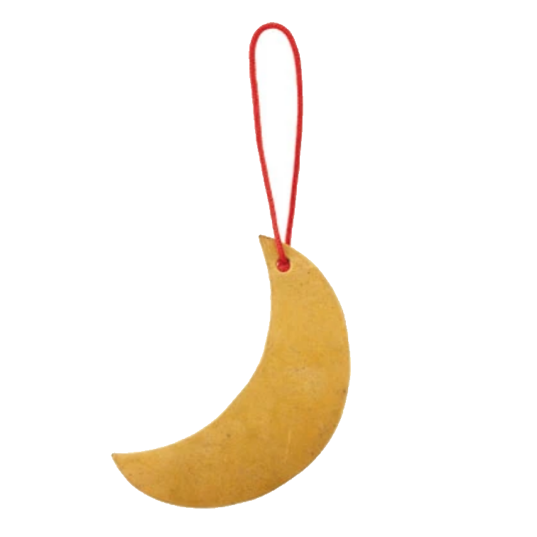 Brass Moon Ornament