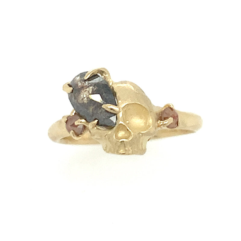 Fragmented Memories Skull Ring