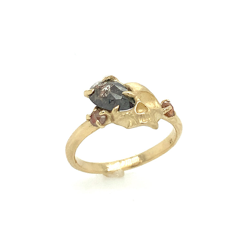 Fragmented Memories Skull Ring