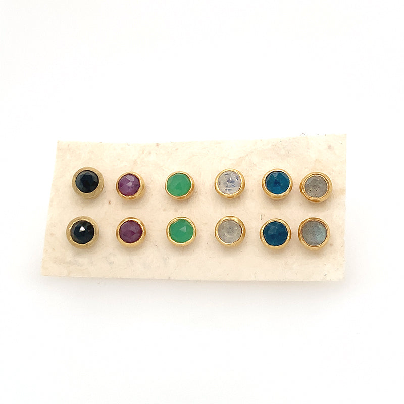 Gem Dot Studs