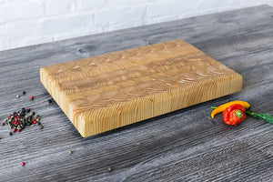 Larch Wood Cutting Board - One Hander