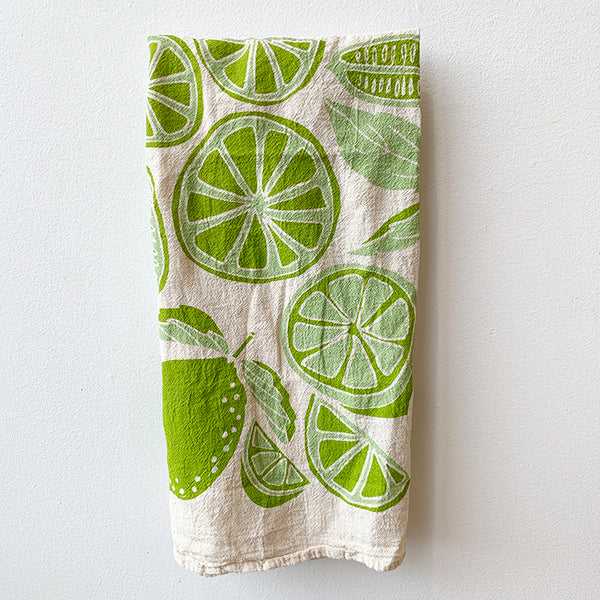 Limes Tea Towel – ShopHazelmade