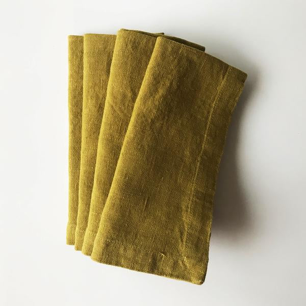 Linen Napkins - Set/2 - Moss Green