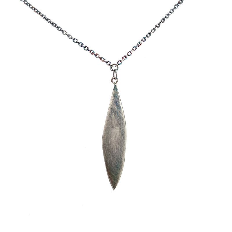 SS Long Leaf Necklace