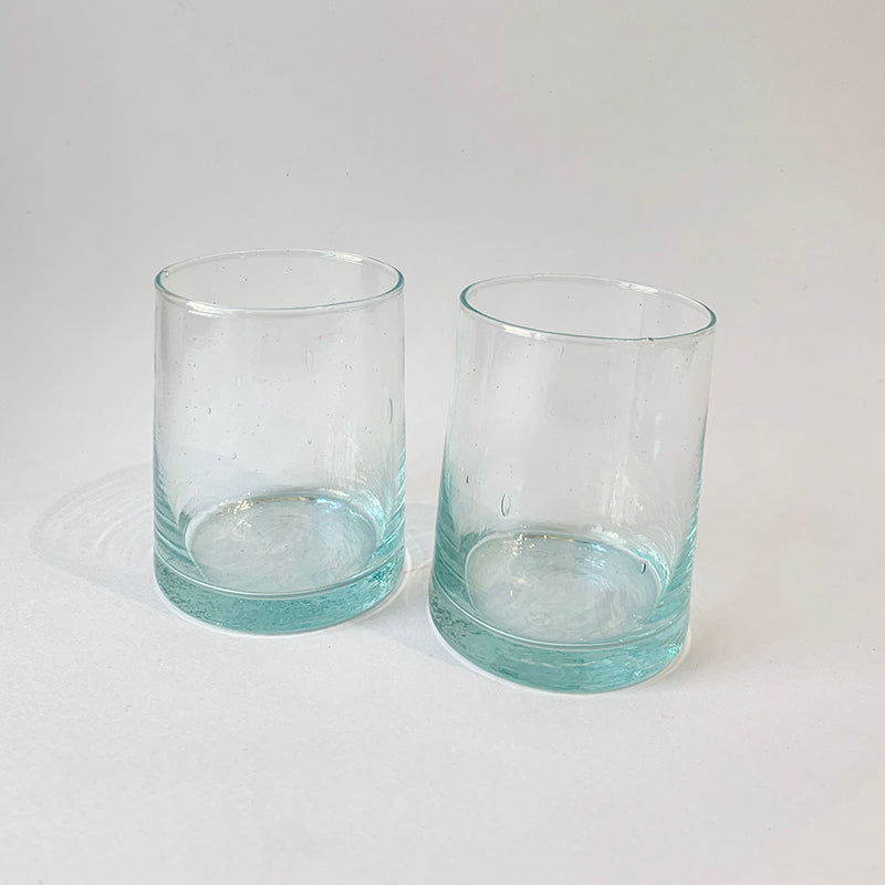 Tapered Moroccan Glasses - Clear