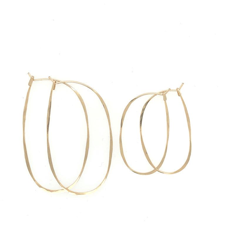 Fail Oval Hoop Gold Filled