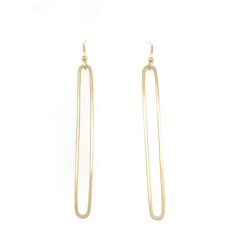 Ovalong Single Earrings