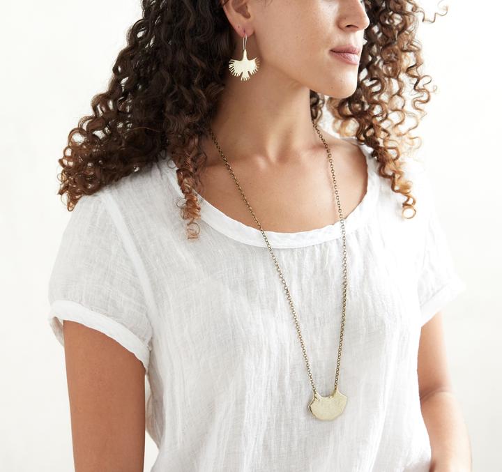 Ovid Fan Necklace - KESTREL