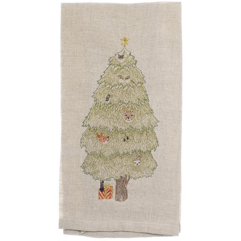 Peek-a-Tree Tea Towel