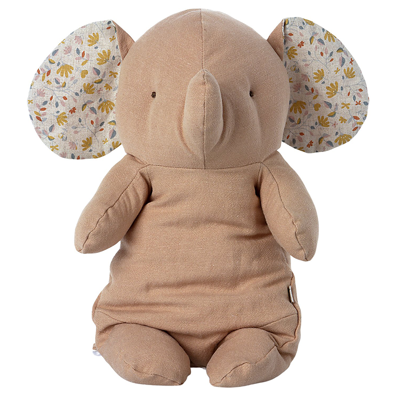 Medium Stuffed Elephant - Powder Pink