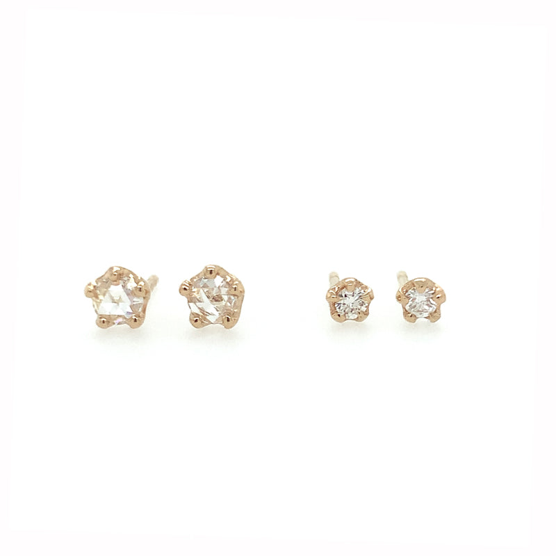 14K Small Diamond Studs