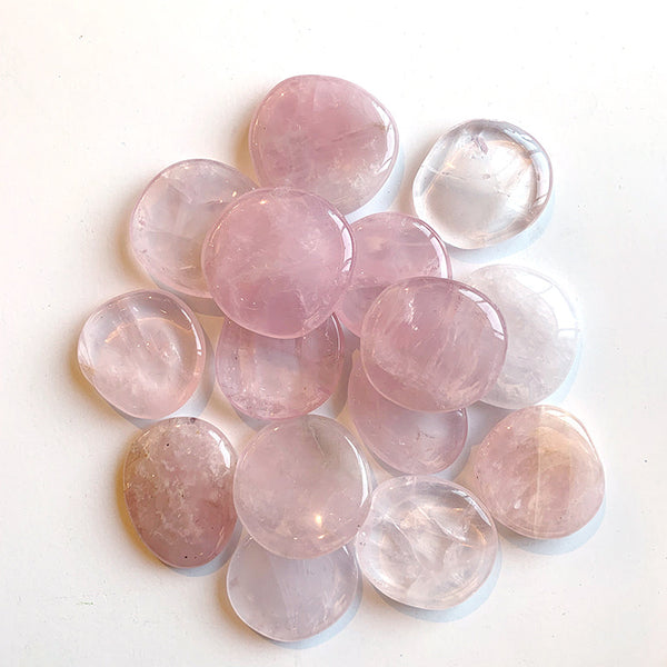 Rose Quartz Worry Stone