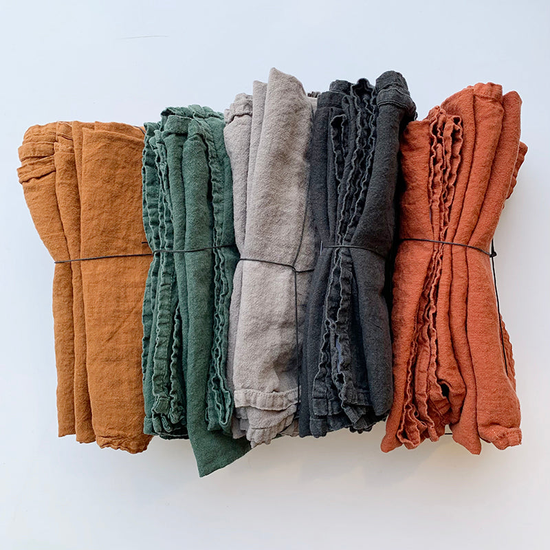 Simple Linen Napkins - Set of 4
