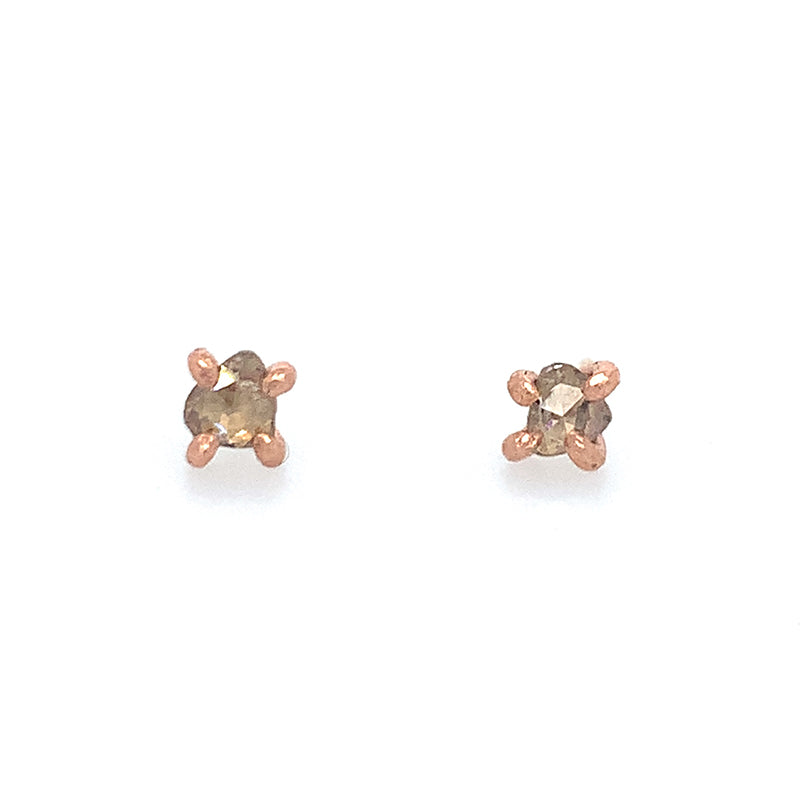 XS Rosecut Diamond Studs
