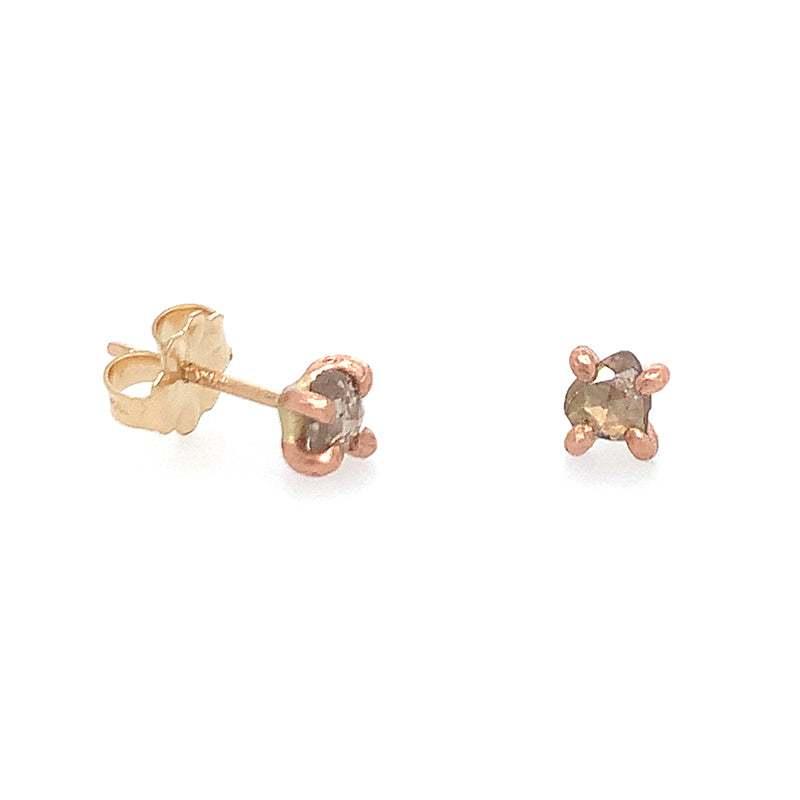 XS Rosecut Diamond Studs