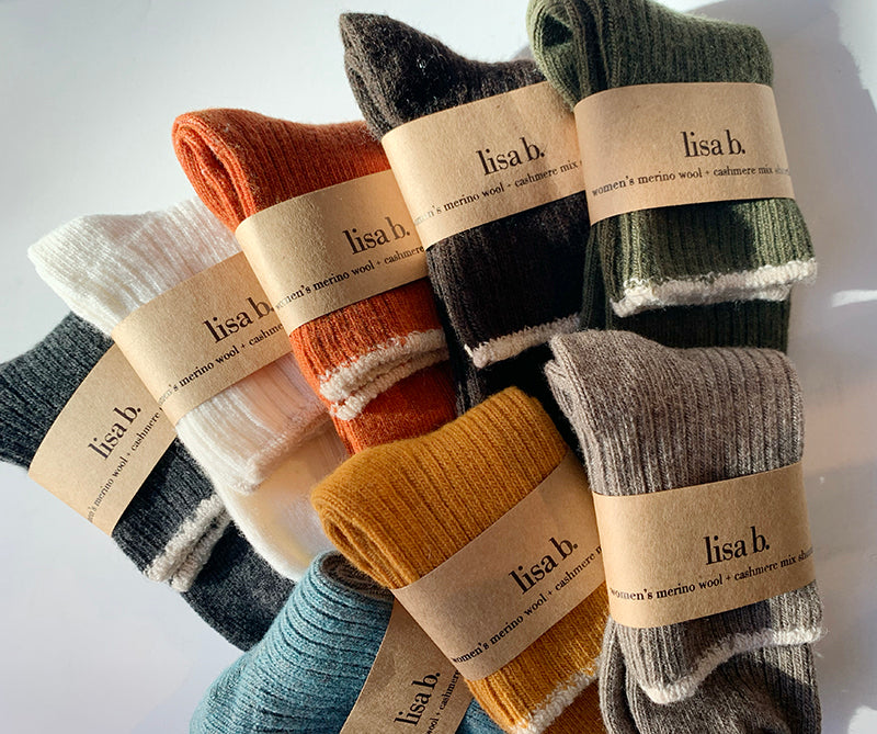 Lisa B Tipped Shortie Socks