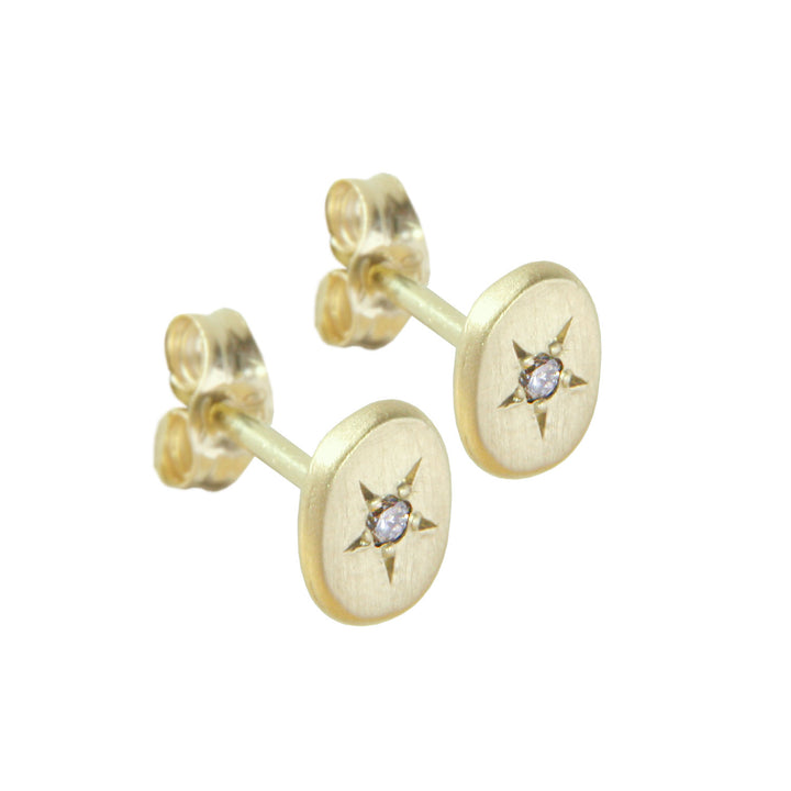 18k Starry Starry Night Studs