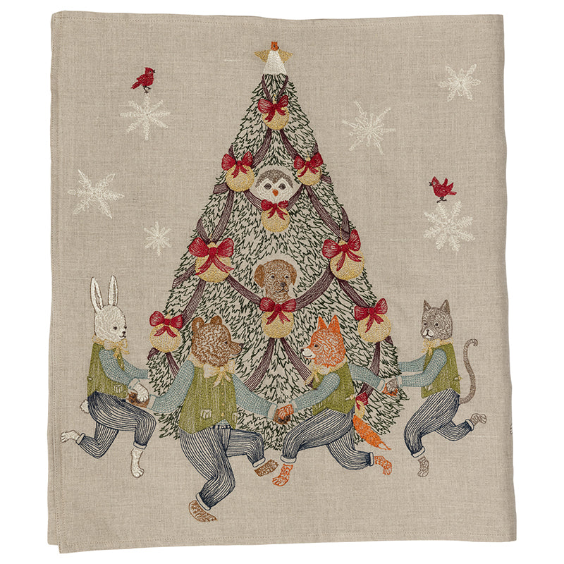 Rocking Christmas Tree Table Runner