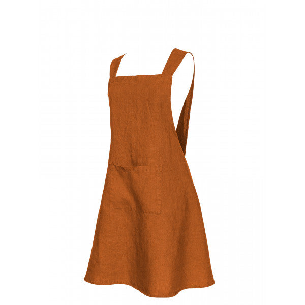 Haomy Pinafore Apron Brick