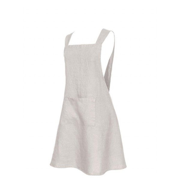 Haomy Pinafore Apron Natural