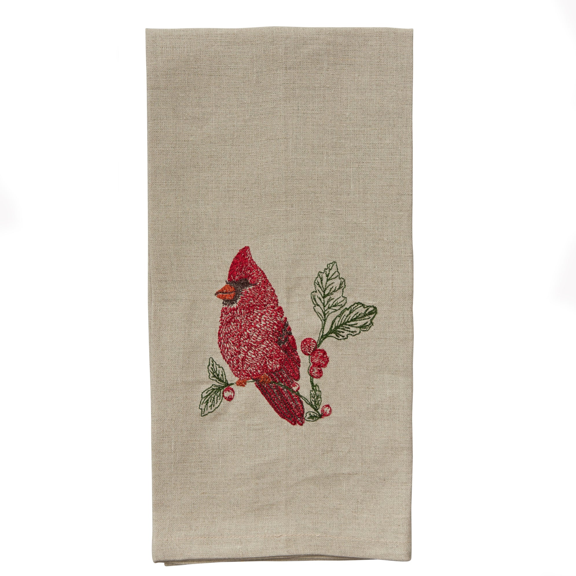 Red Cardinal Tea Towel