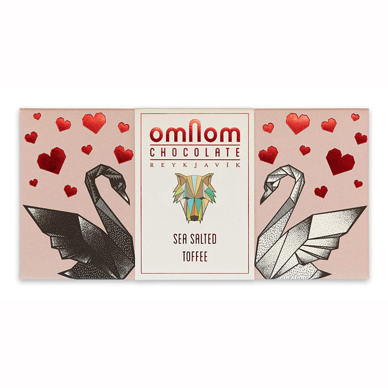 Omnom Sea Salted Toffee Chocolate Bar