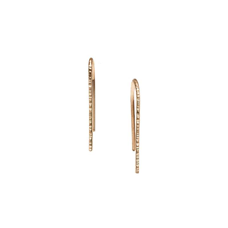 Yellow Gold Filled Trace Earrings