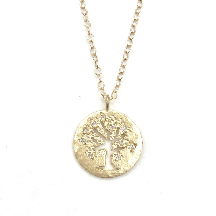 14k Tree Of Life Necklace
