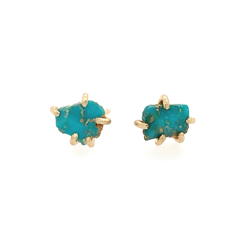 Zambian Turquoise Studs