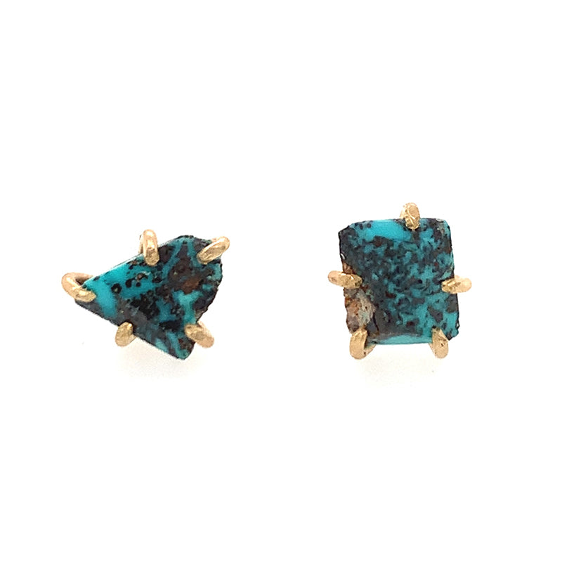 Zambian Turquoise Studs