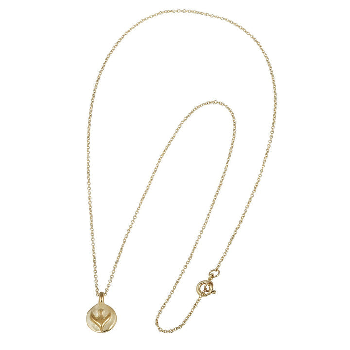 Brass Virginia Dove Necklace