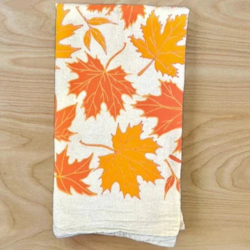 Fall Leaves Tea Towel